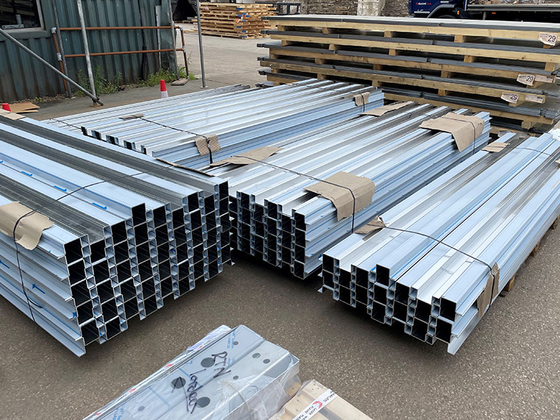 Angle clips and bent plates for structural steel supply